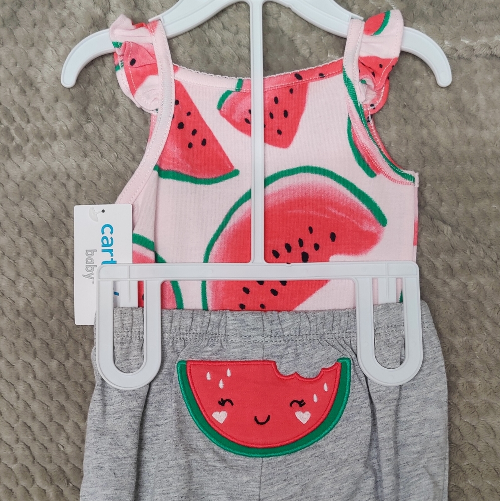 Carter's Baby Girls 2-pc. Short Set, 6 Months , Pink